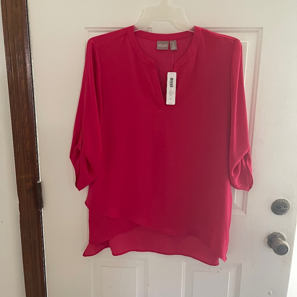 Chico’s Top Size L /  2 Lavar Clarissa NWT